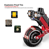 Trottinette électrique Dualtron 11 pouces à double moteur 60v 38ah 5600w, vitesse maximale de 85 km/h, trottinette électrique tout-terrain pour adultes