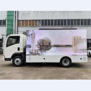HOWO 4x2 LED Advertising Truck 120HP Diesel Manual <b>Euro</b> 5 New Condition with LED Display for Mobile Advertising 4500kg GVW - Product Image 1