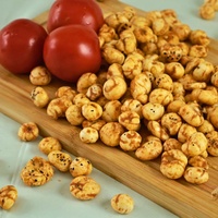 Makhana (Nueces de Zorro) Tostadas y Saborizadas, Listas para Comer, Snack Saludable, Rico en Proteínas, Vegano, Sin Gluten, Bajo en Calorías, Marca Privada, Crujiente