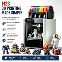 Imprimante 3D industrielle de bureau H2S 3D en bambou, version internationale UE/Royaume-Uni, pour la fabrication de composants personnalisés en petites séries