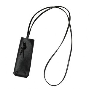 <b>Custom</b> Logo Vintage Travel Mini PU Leather <b>Lipstick</b> Box Keychains Bag <b>Lipstick</b> Cases Holder Keychain Organizers - Product Image 1