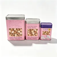 Bouteille en métal personnalisée avec bouchon à vis pour l'emballage d'huiles nutritives liquides pour chiens et chats