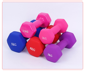 Tập Thể Dục Yoga Flat-End Frosted Cao Su Tráng Quả Tạ Unisex Rắn Gang Quả Tạ Cho Nhà Tập Thể Dục - Product Image 2