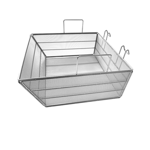 Thép không gỉ lưới giỏ cho doanh thu thực phẩm & phục vụ Khoai tây chiên bền kim loại pháp khoai tây chiên giỏ - Product Image 2
