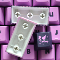 Customized Cartoon Keycaps Pbt 129 Keys Dye-Sub Cherry Profile Keycap for 61/87/104/108 Mx Switch Mechanical Keyboard