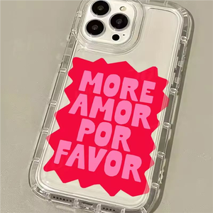 Coque de téléphone en <span class=keywords><strong>lettres</strong></span> anglaises Airbag transparent antichoc pour iPhone 17 Air 17 Pro Max 16 15 14 13 12 16e - Product Image 5