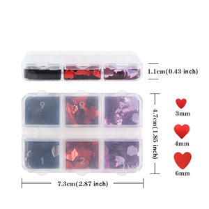 Suministros <span class=keywords><strong>de</strong></span> <span class=keywords><strong>uñas</strong></span> <span class=keywords><strong>de</strong></span> <span class=keywords><strong>San</strong></span> <span class=keywords><strong>Valentín</strong></span> Parche <span class=keywords><strong>de</strong></span> lentejuelas <span class=keywords><strong>de</strong></span> corazón rojo y rosa Efecto metálico Lentejuelas <span class=keywords><strong>de</strong></span> corazón Decoración <span class=keywords><strong>de</strong></span> <span class=keywords><strong>uñas</strong></span> - Product Image 5