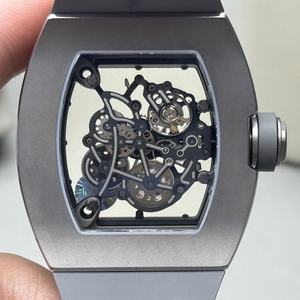 高品質チタン製高級腕時計、中空文字盤、自動巻きムーブメント、パワーリザーブ50時間、機械式腕時計 - Product Image 4