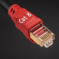 Câble Ethernet Cat 8 40 Gbit/s 2000 MHz blindé RJ45 sans accrocs pour routeur de jeu et réseau – Vente en gros et approvisionnement en vrac