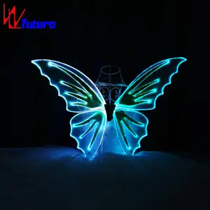 WL-0171 Vollfarb-LED-Tanz Requisiten Schmetterlings flügel LED Isis Wings für Bühnen performance Kinder tragen 1 Stück Tanz Unisex