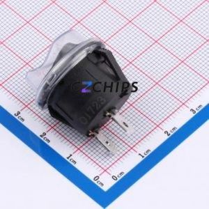 RT-S02-117-R4NBB3C DC Rocker Switch Through hole Component (THT),P=7mm Switch 20.2mm 21.1mm Concave Bend Without - Product Image 2