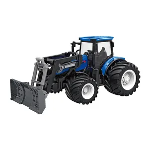 2.4G 6CH büyük boy 1/24 Diecast çiftçi araba oyuncak RC satılık traktör çekerek