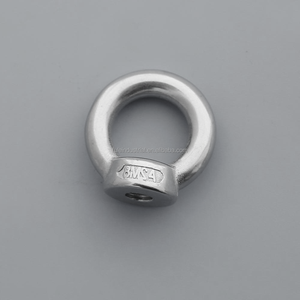 304/316 sợi thép không gỉ Vòng Vít Vòng mắt tròn hạt nam M4 M5 M6 M8 M10 M12 M16 M20 <span class=keywords><strong>M27</strong></span> din582 khớp nối MS nâng hạt mắt - Product Image 4