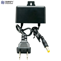 PSU Outdoor 12W 90-264Vac 5/9/12V AC/DC Adapter Tahan Air Pemasangan Gantung Kelas-II Level VI untuk Lampu Teras Hynapower HP-A12S-2