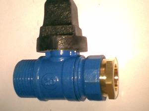 DN20 - DN40 dễ uốn sắt nén bóng van cho Pe/Ống sắt với pháp chủ đề dịch vụ bóng van - Product Image 2