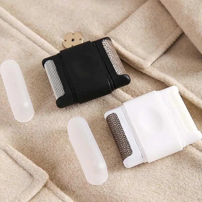 Tái Sử Dụng Đôi Hai Mặt Du Lịch Bàn Chải Áo Len Lược Vải Máy Cạo Râu Và Lint Remover Mini Xách Tay Lint Remover Máy Cạo Râu Cho Quần Áo