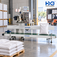 Machine de scellage de sacs à convoyeur automatique facile à utiliser, système de fermeture et d'étiquetage de sacs industriels pour les petites entreprises