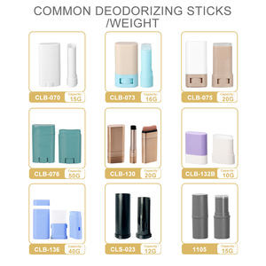 Contenedor de barra desodorante <span class=keywords><strong>antitranspirante</strong></span> de plástico vacío con logotipo personalizado 15g-90g Twist Stick embalaje bálsamo labial botella tubo - Product Image 5