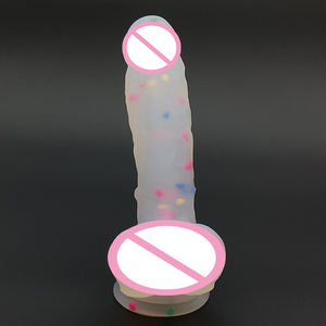 <span class=keywords><strong>Dildo</strong></span> de Piel de Cordero con Cabeza de Hongo Colorido, Consolador Realista Enorme, Consolador de Silicona para Mujer, Juguetes Sexuales para Mujer - Product Image 4