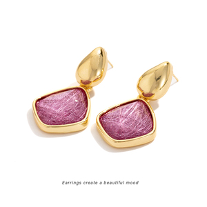 Cổ Trung Quốc Retro Thời Trang Stud Bông Tai Cho Phụ Nữ Tiên Tiến Tính Khí Với Ánh Sáng Sang Trọng Không Thường Xuyên Kim Cương Thiết Kế - Product Image 4