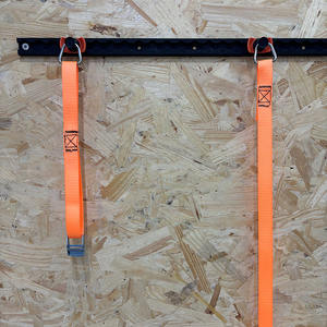 Accessoires de contrôle de cargaison logistique, sangle <span class=keywords><strong>d</strong></span>'<span class=keywords><strong>arrimage</strong></span> à cliquet 25 mm 2,9 m, sangle à boucle à came avec rail en L en aluminium, <span class=keywords><strong>anneau</strong></span> en O, accessoires à goujon unique - Product Image 6