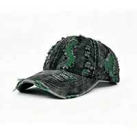 Casquette de baseball en jean déchiré et vieilli, style vintage, avec trous, personnalisable, vente en gros d'usine, casquette de camionneur, casquette de sport pour papa, avec logo personnalisé