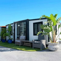 SKYLINE Maison conteneur extensible 20 pieds à prix abordable, design chinois, 2 chambres, maison prête à l'emploi, Australie, Granny Flat, maisonnette préfabriquée