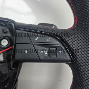 พวงมาลัยหนังสีดำ Piano Black รุ่นใหม่ สำหรับรถยนต์ Audi รุ่น A3 A4 A4L A5 A7L A8 5 7 B9 A6 R8 - Product Image 2