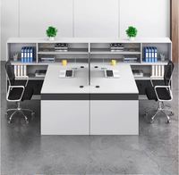 Fabricant chinois Mobilier de bureau modulaire moderne Poste de travail Bureau pour plusieurs personnes