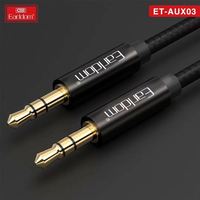 Earldom 1M 3.5mm Jack AUX Audio Câble PVC Veste 3.5MM Mâle Connexion pour Téléphone Casque Moniteur Microphone Haut-Parleur