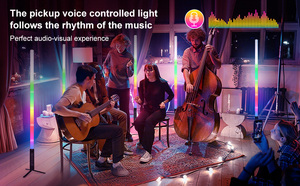 Iluminación de tubo RGBWW inalámbrica para exteriores, Luz lineal IP65 con soporte para maleta para control de aplicación de grabación de estudio de vídeo para hoteles - Product Image 5