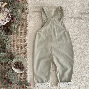 Babymeisje Lente Herfst Mouwloos Ademend Polyester Jumpsuit Letterpatroon Broekbenen 1-3Y Casual mode-overalls - Product Image 2