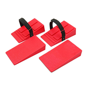 Modèle personnalisé <span class=keywords><strong>caoutchouc</strong></span> Squat pédale étirement haltérophilie Squat formation Squat <span class=keywords><strong>cale</strong></span> bloc avec sangles - Product Image 4