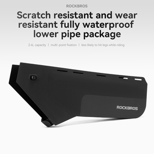 กระเป๋าติดจักรยาน <span class=keywords><strong>ROCKBROS</strong></span> AS-169 ขนาด 2.4 ลิตร กันน้ำได้อย่างสมบูรณ์แบบ กระเป๋าติดเฟรมแบบแอโรไดนามิก พร้อมซิปด้านข้างและสายรัดเวลโครปรับได้ - Product Image 1