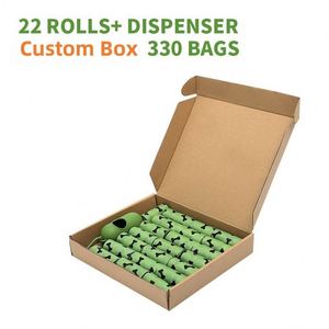 Bolsas para excremento de perro OEM/ODM, 10 unidades, 15 μm de grosor, resistentes a desgarros, a prueba de fugas, con opción de biodegradabilidad, en bolsa OPP/tarjeta/caja de papel kraft - Product Image 4