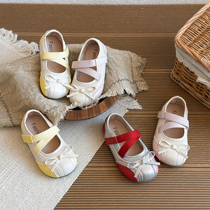 Zapatos Planos de Ballet Estilo Mary Jane Vintage para Niñas, Primavera-Otoño 2026, con Lazo, Suaves, para Niños - Product Image 2