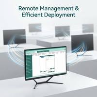 Computadora Monobloque Core i7 Todo en Uno para Escuela con Función de Restauración del Sistema, Gestión Remota, PC de Escritorio para Oficina y Negocios