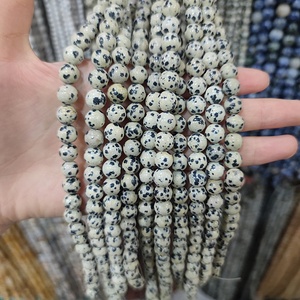 Cuentas de piedra Natural aguamarina, jaspe de sangre de dragón, piedras preciosas sueltas para fabricación de joyas, venta al por mayor - Product Image 3