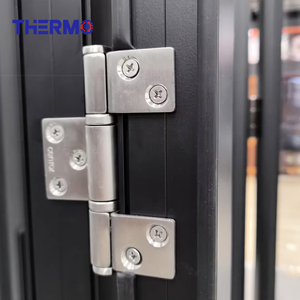 Porte d'entrée principale de <span class=keywords><strong>style</strong></span> moderne conforme à la norme australienne AS2047, en aluminium, double vitrage, portes d'entrée en verre - Product Image 6