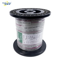 Cable Eléctrico Profesional de Fábrica con Conductor de Cobre Trenzado, Modelo UL2651 28AWG UL105 300V, Aislamiento de PVC con Código de Color