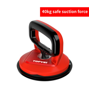 TOPVEI FA5101 مخلب واحد كوب شفط يدوي لوح كبير بلاط سيراميك أداة يدوية مع سطح ناعم جسم حامل - Product Image 5