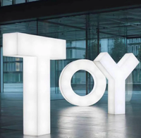 Lettres en acier inoxydable de haute qualité, boîte à lumière LED en acrylique, étanche, personnalisable, publicité extérieure pour entreprises, enseigne de devanture de magasin