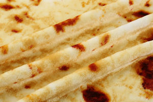 Couverture sérigraphiée osmotique thermique de forme ronde omelette de nourriture ronde Tortilla Pancake Pizza couverture taille personnalisée - Product Image 5