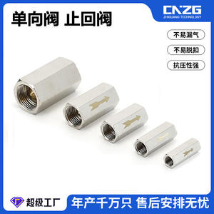 Clapet anti-retour tout cuivre pour compresseurs d'air KA 2/3/4\" Filetage interne 1/4\" Accessoires pour milieux aqueux et gazeux - Product Image 5