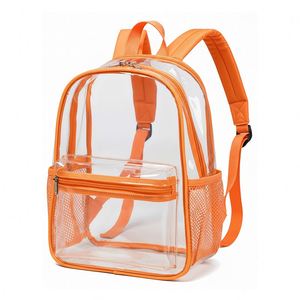 Mochila Mini Transparente Personalizada OEM, Aprobada para Estadios, de Poliéster con Cierre, Impermeable, para Conciertos, Trabajo, Festivales, Seguridad, Viajes, Libre de BPA - Product Image 3