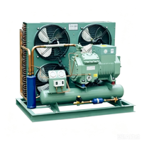Compacte verticale 3PK éénfase semi-hermetische koelcondensorunit mini-koelcel voor fruit en groenten