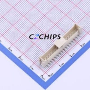 HC-HY-16ALT Wire-to-Board Pin Header SMD,P=2mm Connector 1x16P 2mm Vertical Mount HY - Product Image 1