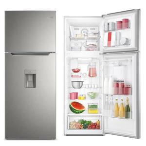 110V Electroluxss 2 Door Upper <b>Freezer</b> Lower Refrigerator Household Large Capacity Refrigerator <b>Silver</b> Drinking Water Dispenser - Product Image 1