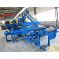 Broyeur de pneus usagés personnalisable, ligne de recyclage de pneus, machine de broyage de pneus entiers