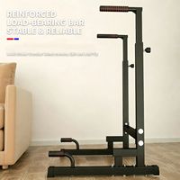 Barres parallèles réglables en acier robuste, multifonctionnelles pour la maison, anti-renversement, antidérapantes, pour entraînement complet du corps